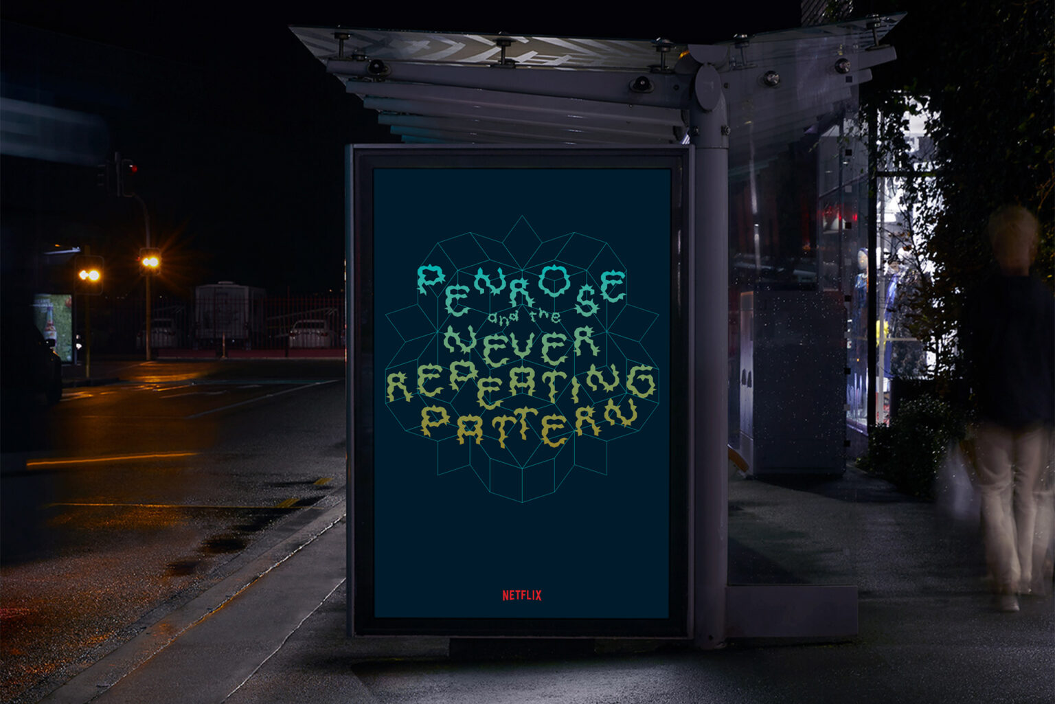 type design poster mock up