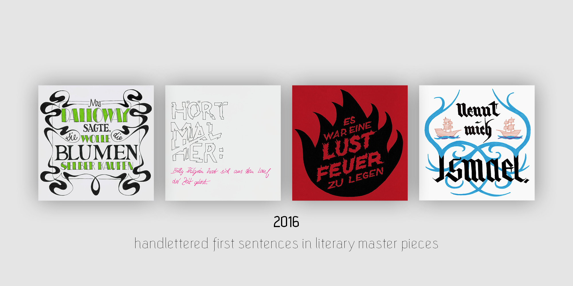 2016 - my very first calendar